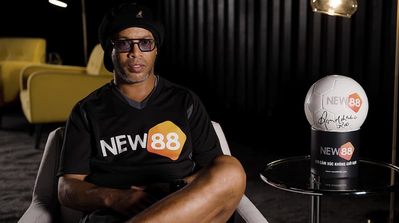 New88 đại sứ thương hiệu - Cầu thủ Ronaldinho hợp tác 3 Thông tin mới nhất về New88 đại sứ thương hiệu