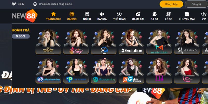 Truy cập nhà cái New88 tham gia chơi game